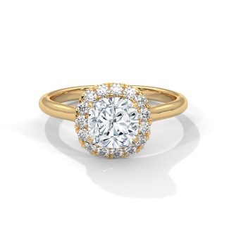 Isla Cushion Halo Ring