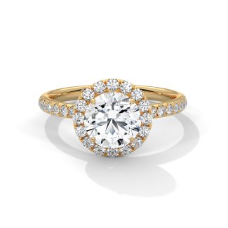 Zara Halo Round Ring