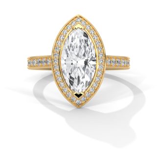 Sintra Marquise Halo Ring